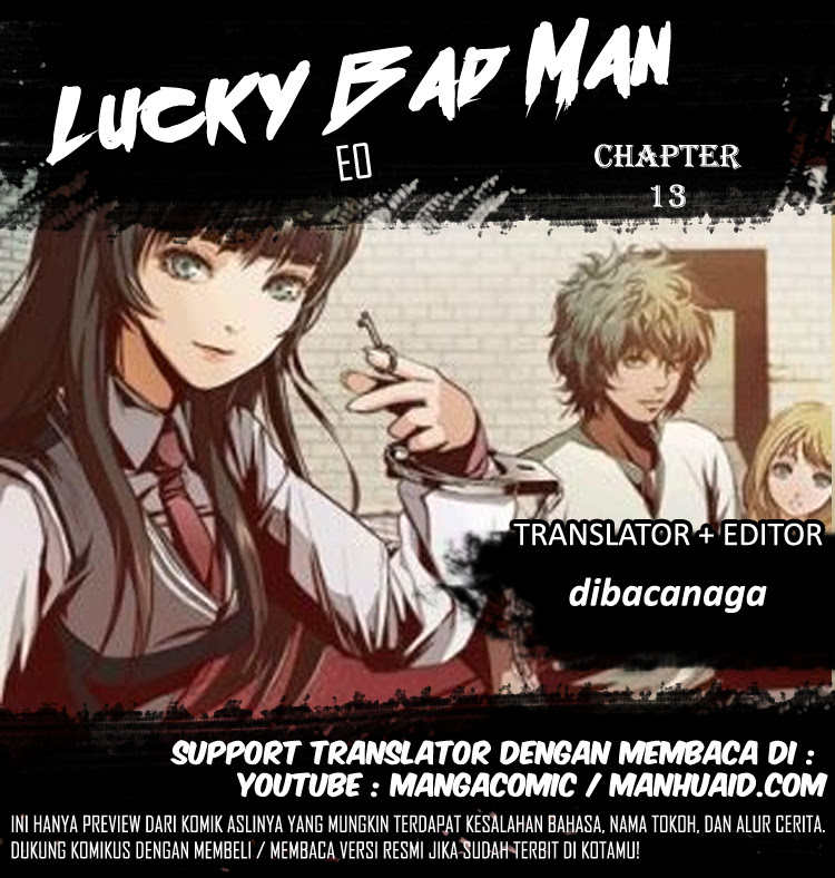Lucky Bad Man Chapter 13 Bahasa Indonesia